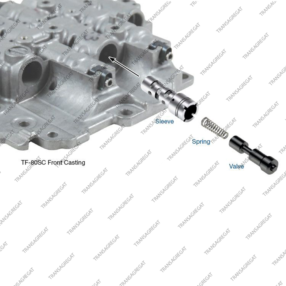 Клапан контроля сцепления C3 (ремонтный)***