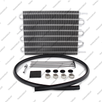 Радиатор охлаждения трансмиссии дополнительный (2.5L-3.5L, 400x250x20mm, под шланг 10mm)*