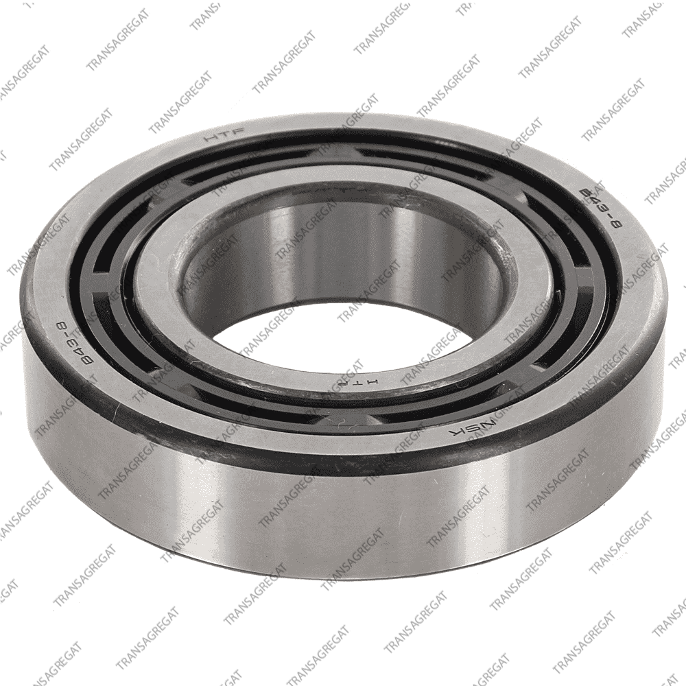 Подшипник ведомого шкива задний (тип 2, 43x87x20.0, шариковый, пластиковый сепаратор)